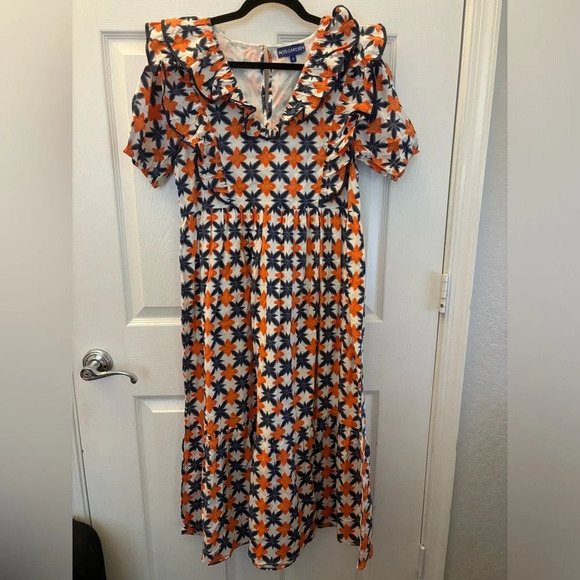 RO"S GARDEN  DRESS SIZE S ANTHROPOLOGIE - Picture 1 of 6